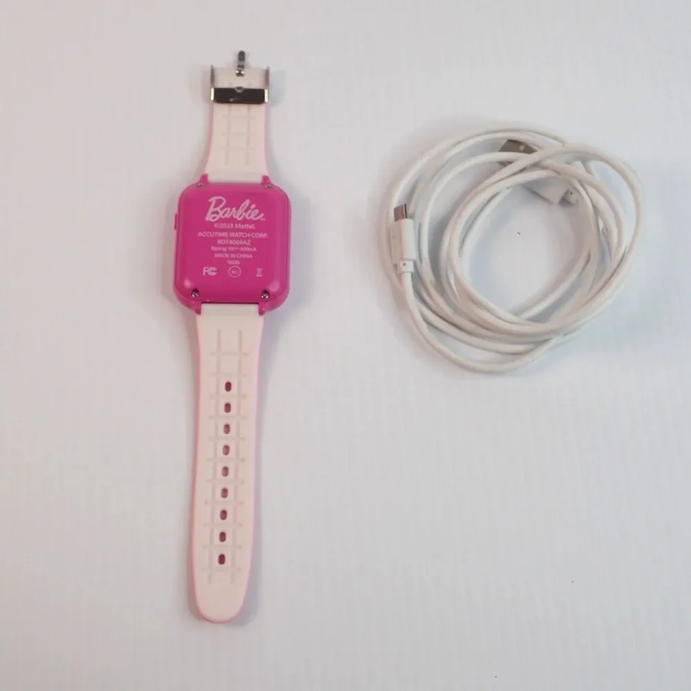 Kids' Barbie  Interactive Watch - Pink 2023 w/Charging Cable